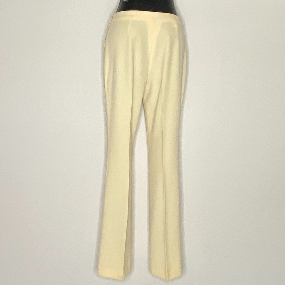 Escada Pants Trousers Cream Dressy Wide leg-10" 4 - Picture 3 of 14